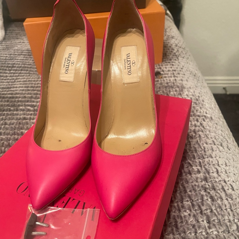 Valentino shoes. Hot pink. Only wore it twice